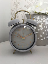 Load image into Gallery viewer, Alarm Clock ... Pastel Pink / Grey