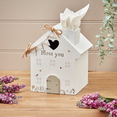 Bless you bunting tissue holder house