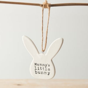 Mummys little bunny ceramic hanger