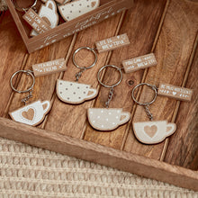 Load image into Gallery viewer, Tea keyring … 4 styles