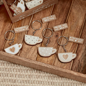 Tea keyring … 4 styles