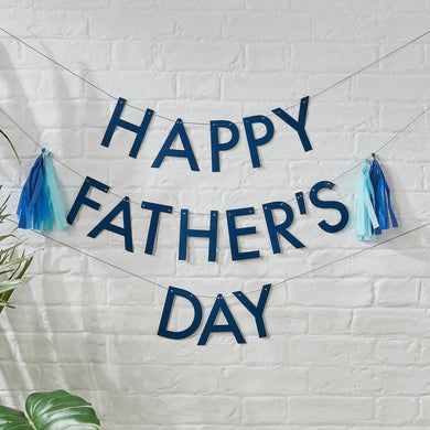 Fathers Day Tassel Bunting