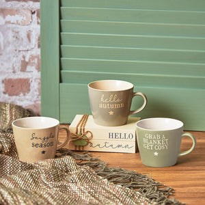 Autumnal ceramic mug … 3 designs