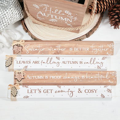 Autumnal leaf block … 4 designs