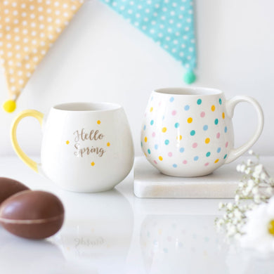Pastel spotty Rounded mug