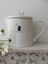Load image into Gallery viewer, Ceramic Teapot ... Black Time for Tea