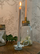 Load image into Gallery viewer, Floral Hoop Taper Candle Holder