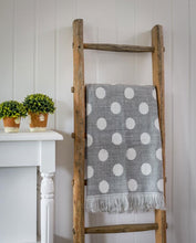 Load image into Gallery viewer, Reversible Polka dot spot Throw