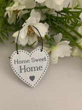 Load image into Gallery viewer, Wooden small heart hanger