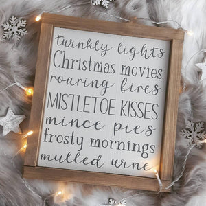 Winter time Rustic Sign … Mulled Wine