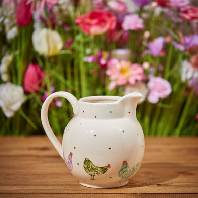 Pastel spring chicken jug