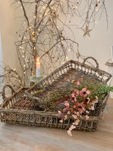 Load image into Gallery viewer, Wicker Basket Tray ... Set of 2