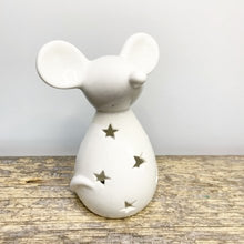 Load image into Gallery viewer, Starry Mouse Tealight holder … White
