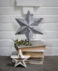 Distressed Grey Wall Barn Star