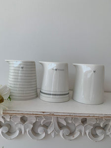 GREY Heart Milk Jug ... 3 designs