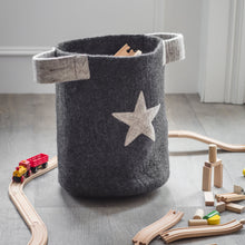 Load image into Gallery viewer, Fairtrade grey Star basket