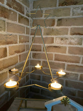 Load image into Gallery viewer, Gold star tealight winter Tree