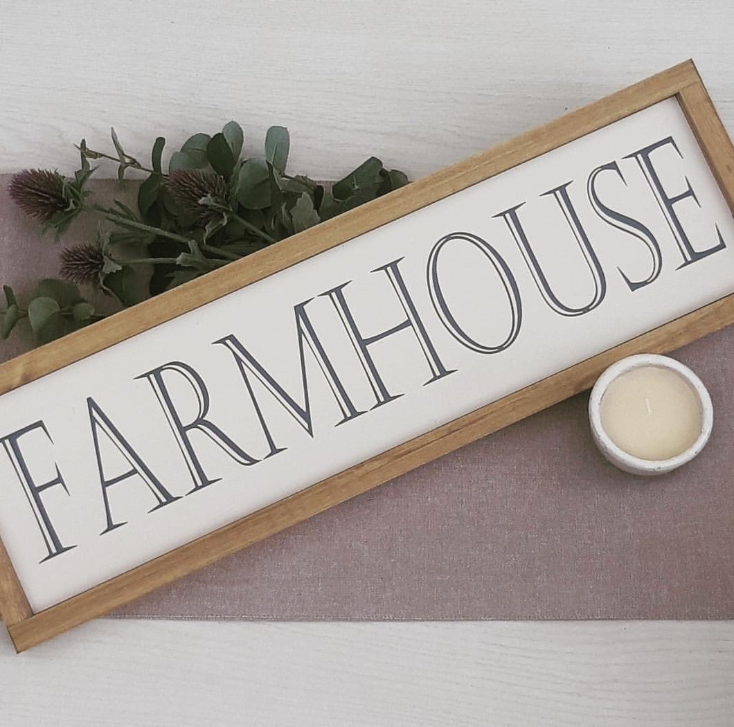 Farmhouse Rustic Sign