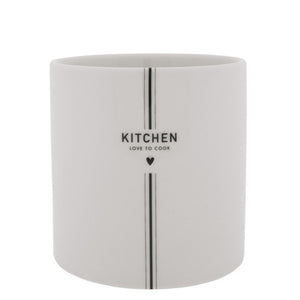Kitchen Utensil Jar - black