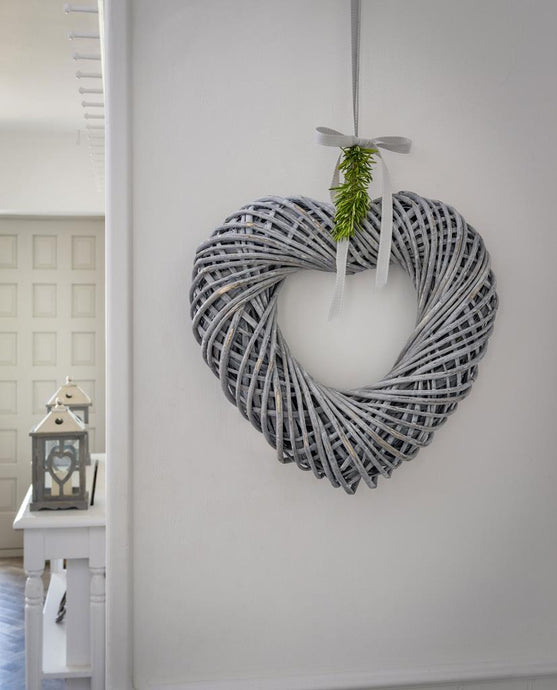 Willow heart chaplet … large 40cm