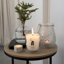 Load image into Gallery viewer, Glass candle with black detail ... 3 designs