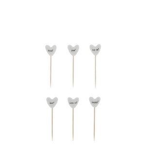 Tapas stick toppers ... set of 6