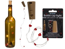 Load image into Gallery viewer, LED Valentines red Heart Bottle Lights
