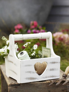 Vintage heart trug