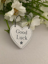 Load image into Gallery viewer, Wooden small heart hanger