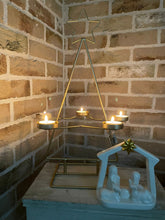 Load image into Gallery viewer, Gold star tealight winter Tree