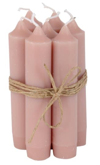 Dinner Candles ... Set of 4 ... Dusty Pink