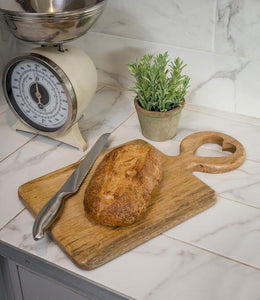 Mango wood heart Chopping board ... Large