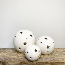 Load image into Gallery viewer, Ceramic LED star Ball … 3 sizes