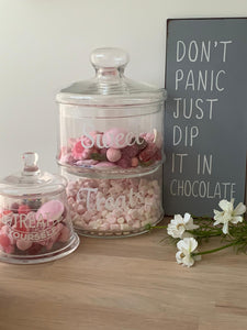 Sweet Treats Stackable glass jar