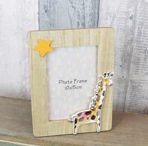 Safari animal giraffe frame