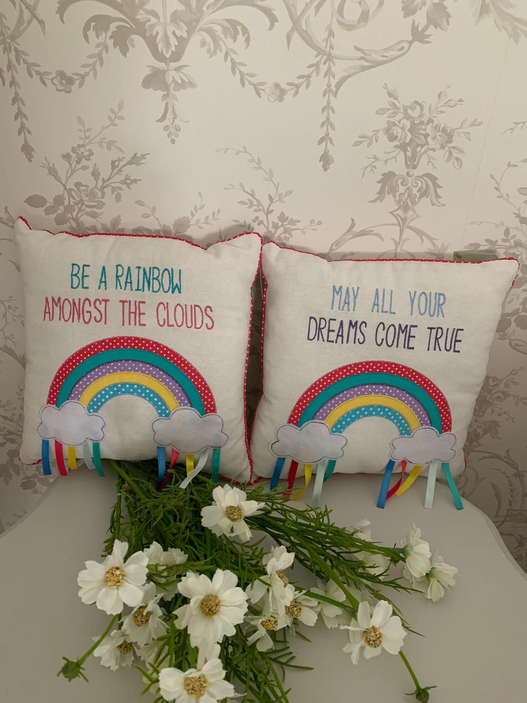 Rainbow Filled  Cushions ... 2 Designs