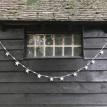 Load image into Gallery viewer, Wooden bunting ... Star &amp; beads