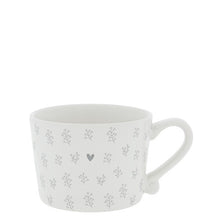 Load image into Gallery viewer, Petal and heart  GREY Small Mug