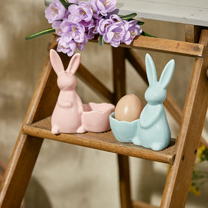 Ceramic bunny egg cup … 2 colours