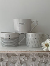 Load image into Gallery viewer, Petal and heart  GREY Small Mug