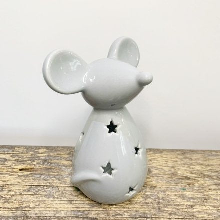 Starry Mouse Tealight holder … Grey