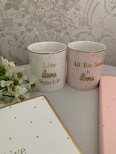 Load image into Gallery viewer, Oh so charming gift range ... Live Love Sparkle / All you Need is Love
