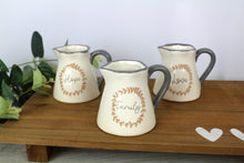 Load image into Gallery viewer, Wreath design mini jug … 3 styles