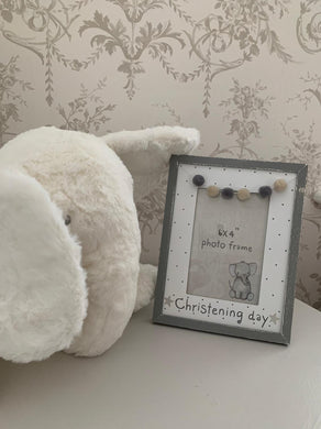 Baby Christening Frame