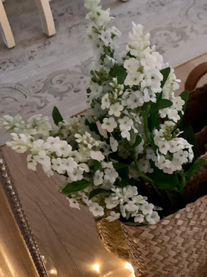 Cream Artificial Lavender Stem