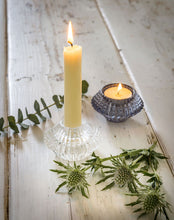 Load image into Gallery viewer, Glass 2 way candle holder … 2 colours Clear / Smokey Grey