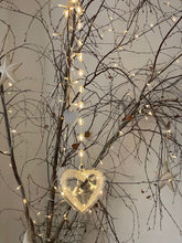 Load image into Gallery viewer, Light up Heart on beaded hanger