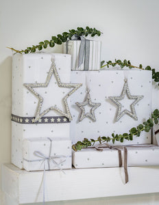 Diamanté Star hangers … set of 3