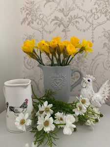 Country Chicken China Jug