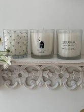 Load image into Gallery viewer, Glass candle with black detail ... 3 designs